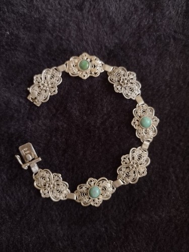 Silber damen armband filigran - silber,
