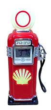 Marksman Zapfsäule Shell Alte USA Tanksäule Replica Digitaluhr Tankstelle
