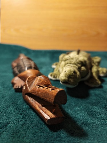 Krokodil figuren holz und - figuren,