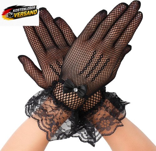 Damen spitzenhandschuhe kurze - damen,