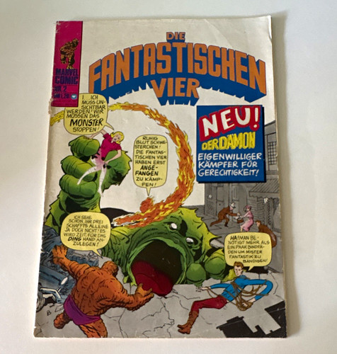Marvel comic die - die, fantastischen