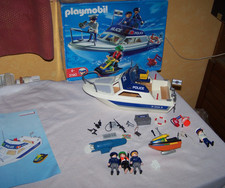 Playmobil Polizeiboot, Wasserpolizei + Unterwassermotor 3190 OVP
