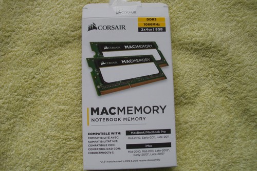 Corsair macmemory 4 gb - macmemory,