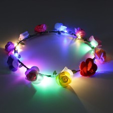 Blütenkranz Haarreif licht  I