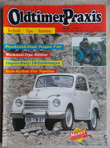 Oldtimer praxis oktober - oldtimer, 1991