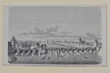 Antiker Holzstich Frankfurt am