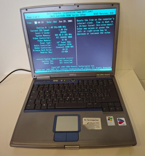 Dell laptop inspiron 600m - dell,