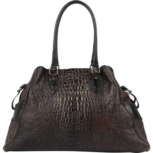 Fendi croc embossed leather - croc-embossed,