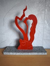 Liebespaar Skulptur mit Granit
