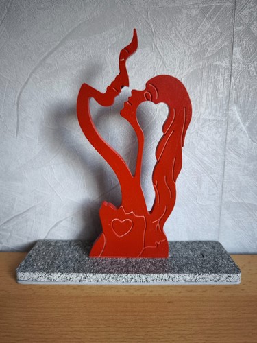 Liebespaar skulptur mit - skulptur, granit
