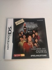 Das Haus Anubis - Nintendo DS Spielanleitung Booklet Gebraucht