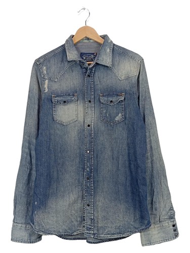 Diesel herren jeanshemd l - herren,
