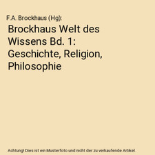 Brockhaus Welt des Wissens Bd