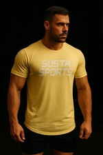 Gym-Shirt Herren Slim-Fit | Bodybuilding & Running Training Sport Fahrrad 