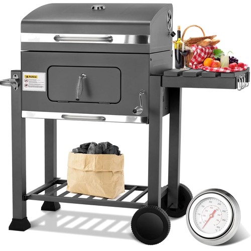 Holzkohlegrill grillwagen - holzkohlegrill, xl