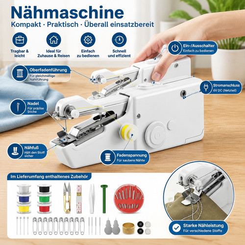 Nähmaschine elektrische mini - nähmaschine,