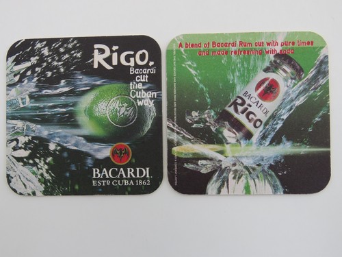 Bier untersetzer bacardi rum - untersetzer,