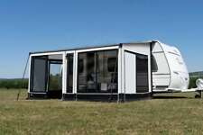 Wigo Rolli Modul Inuit Markisenvorzelt Markisenwand Seitenwand-Set 1552638