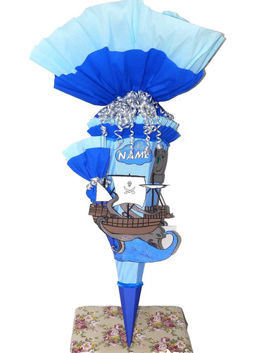 Schultüte pirat zuckertüte - pirat,
