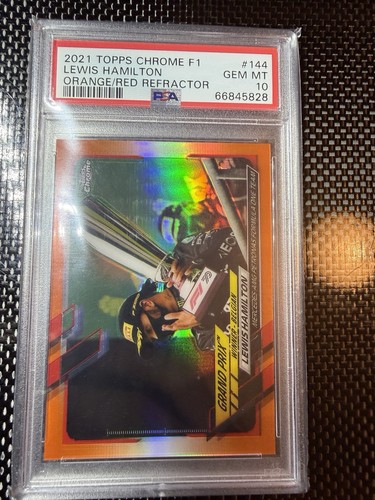 Topps chrome lewis - f1, hamilton