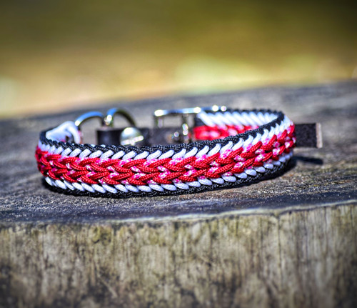 Paracord hundehalsband - paracord,