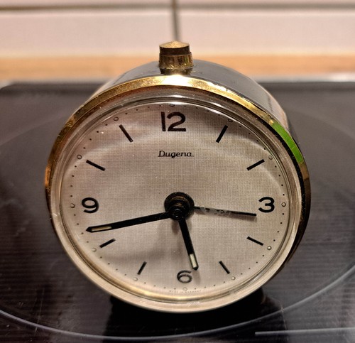Vintage dugena mini wecker - dugena, mini-wecker