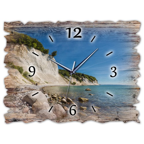 Holz wanduhr leise lautlos - holz,