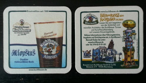 Beer mats abensberg kuchlbauer - mats,