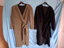  Glitzer Kleider Gr.S Schwarz/Gold