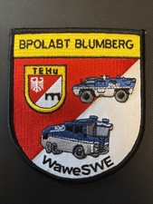 Bundespolizei Blumberg TEHu Wasserwerfer u. Sonderwageneinheit Ärmelabzeichen