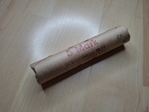 Ddr münzrolle mark 10 - ddr,