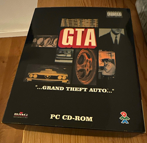 Gta grand theft auto - pc, cd-rom
