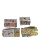 jwogngls 4er-Set Washi Tape PET-Washi-Klebeband Washi Tape Dekoband Washi Tape