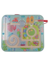 HABA Kugelbahn Magnet Labyrinth Holz Spielzeug Stadt Mehrfarbig Kinder