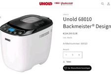 Unold Brotbackautomat Backmeister 68010
