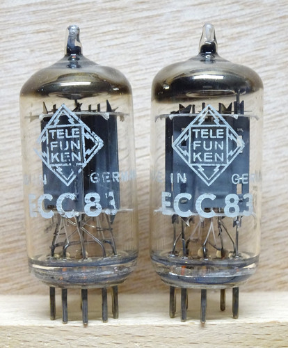 Pair telefunken ecc83 sehr - telefunken,