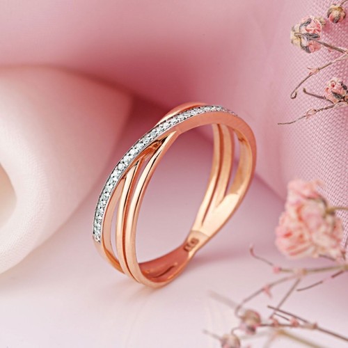 Band ring rotgold - band,