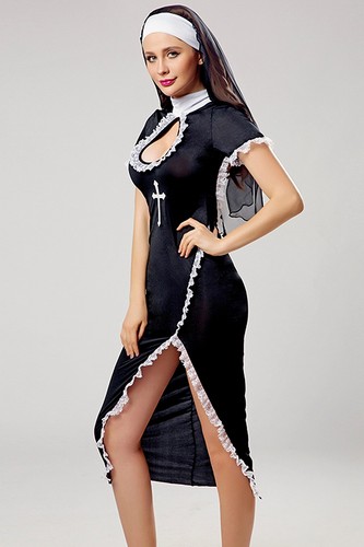 Sexy nonne kostüm - nonne,