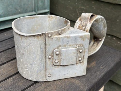 Vintage kantinenbecher tasse - kantinenbecher,