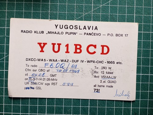 Br0689 amateurfunkkarte qsl - amateurfunkkarte, um