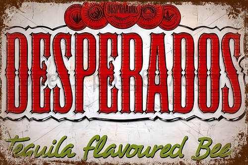 Blechschild desperados 30x20 - blechschild,