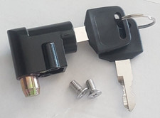 Akkuschloss schwarz Schlüssel, Schrauben Schloß Elektrofahrrad, E-bikes, Scooter