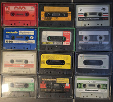 Sammlung 12 alte Musik Kassetten Bespielt
