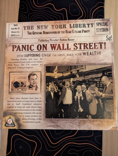 Panic wall street - on,