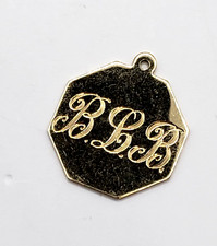 14k Gelbgold graviert BLB