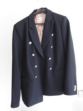 Damen Blazer White Label ROFA Fashion Group Gr. 42 dunkelblau Zweireiher