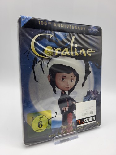 Coraline blu ray steelbook - blu-ray,