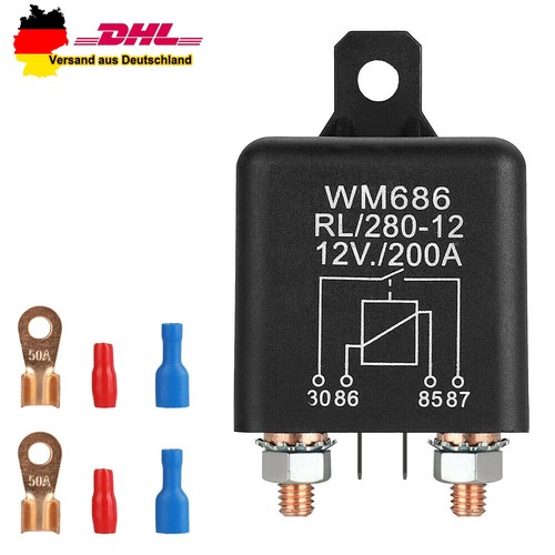Batterie trennrelais 12v 200a - batterie,