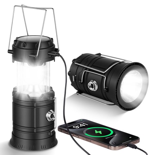 Campinglampe led solar faltbar - campinglampe,