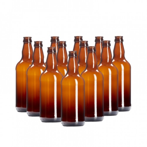 Braunglas bierflaschen 500ml - braunglas,